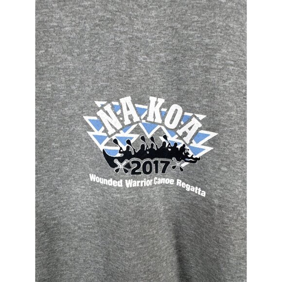 Under Armour Men Tshirt Sz XXL Gray Heat Gear Na Koa 2017 Wounded Warrior Hawaii - Picture 3 of 10